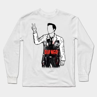 Quentin Tarantino, Director of Django Unchained Long Sleeve T-Shirt